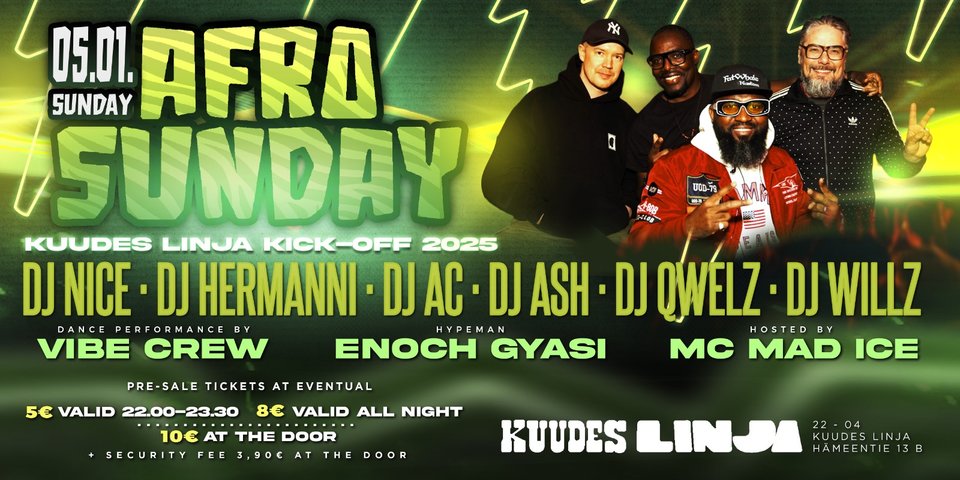Afro Sunday Kuudes Linja Kick Off 2025